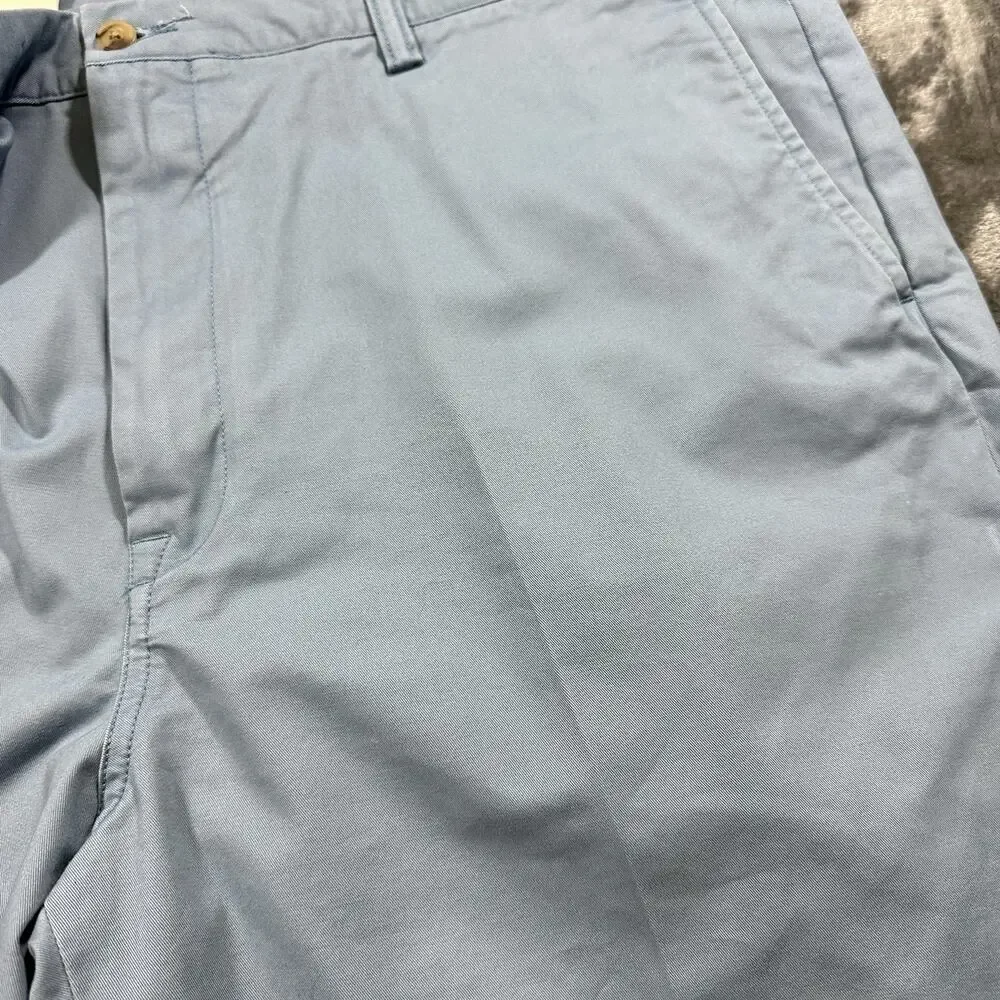 Polo Ralph Lauren Shorts Mens 40L Blue Stretch Classic‎ Fit Chinos Preppy Golf